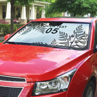 Custom New Zealand Football Auto Sun Shade Aotearoa Pride - Polynesian Pride