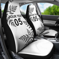 Custom New Zealand Football Car Seat Cover Aotearoa Pride - Polynesian Pride