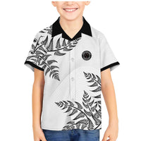 Custom New Zealand Football Family Matching Mermaid Dress and Hawaiian Shirt Aotearoa Pride - Polynesian Pride