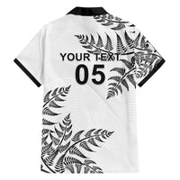 Custom New Zealand Football Family Matching Off The Shoulder Long Sleeve Dress and Hawaiian Shirt Aotearoa Pride LT05 - Polynesian Pride