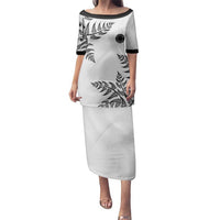 Custom New Zealand Football Family Matching Puletasi and Hawaiian Shirt Aotearoa Pride - Polynesian Pride