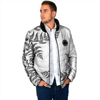Custom New Zealand Football Padded Jacket Aotearoa Pride - Polynesian Pride