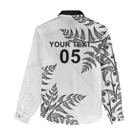 Custom New Zealand Football Women Casual Shirt Aotearoa Pride - Polynesian Pride