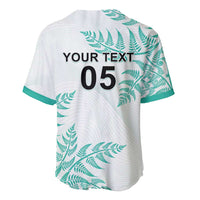 Custom New Zealand Football Baseball Jersey Aotearoa Pride Aqua Version - Polynesian Pride