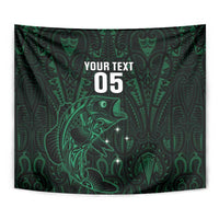 Custom New Zealand Fishing Tapestry Maori Tribal Pattern - Polynesian Pride
