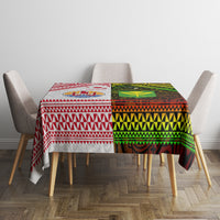 Hawaii And Tahiti Tablecloth Coat Of Arms Polynesian Pattern LT05 - Polynesian Pride