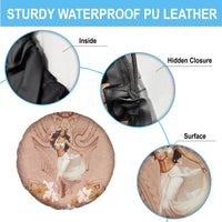 Hawaii Women's Day Spare Tire Cover With Polynesian Pattern