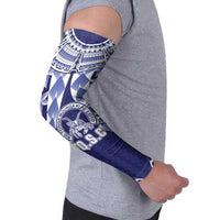 Personalised Tonga Queen Salote College Arm Sleeves Centenary Navy Version