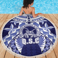 Tonga Queen Salote College Beach Blanket Centenary Navy Version