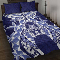 Tonga Queen Salote College Quilt Bed Set Centenary Navy Version