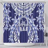 Tonga Queen Salote College Shower Curtain Centenary Navy Version