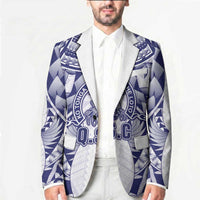 Personalised Tonga Queen Salote College Blazer Centenary White Version