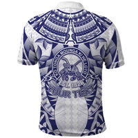 Personalised Tonga Queen Salote College Polo Shirt Centenary White Version