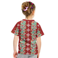Hawaii Ohia Lehua Kid T Shirt Tropical Vibes Crimson
