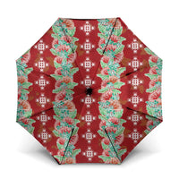 Hawaii Ohia Lehua Umbrella Tropical Vibes Crimson