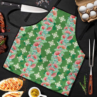 Hawaii Ohia Lehua Apron Tropical Vibes Green