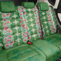 Hawaii Ohia Lehua Back Car Seat Cover Tropical Vibes Green