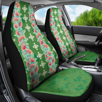 Hawaii Ohia Lehua Car Seat Cover Tropical Vibes Green