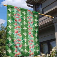 Hawaii Ohia Lehua Garden Flag Tropical Vibes Green