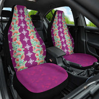 Hawaii Ohia Lehua Car Seat Cover Tropical Vibes Fuchsia