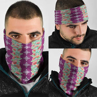 Hawaii Ohia Lehua Neck Gaiter Tropical Vibes Fuchsia