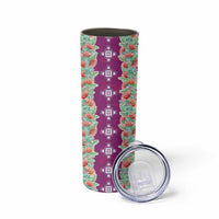 Hawaii Ohia Lehua Skinny Tumbler Tropical Vibes Fuchsia
