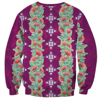 Hawaii Ohia Lehua Sweatshirt Tropical Vibes Fuchsia