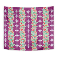 Hawaii Ohia Lehua Tapestry Tropical Vibes Fuchsia