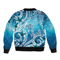 Polynesia World Ocean Day Bomber Jacket Ocean Style LT05 - Polynesian Pride