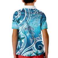 Polynesia World Ocean Day Kid Polo Shirt Ocean Style