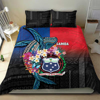 Samoa Bedding Set Humpback Whale Siapo Pattern