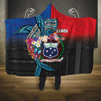 Samoa Hooded Blanket Humpback Whale Siapo Pattern