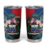Samoa Tumbler Cup Humpback Whale Siapo Pattern