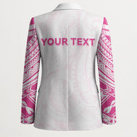 Personalised New Zealand Aotearoa Blazer Nurse Tribal Pink Version