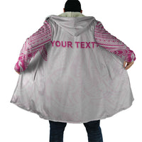 Personalised New Zealand Aotearoa Cloak Nurse Tribal Pink Version
