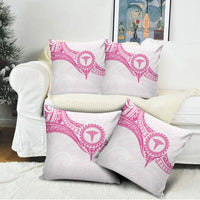 New Zealand Aotearoa Pillow Cover Nurse Tribal Pink Version