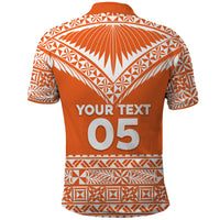 Personalised Tonga Tailulu College Polo Shirt Tongan Kupesi Pattern