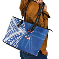 Hawaii 808 Leather Tote Bag Unique Style