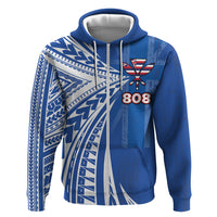 Personalised Hawaii 808 Zip Hoodie Unique Style