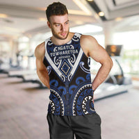 Custom Aotearoa Ngati Tuwharetoa Men Tank Top Maori Tribal Pattern