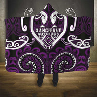 Aotearoa Rangitane Hooded Blanket Maori Tribal Pattern