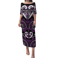 Custom Aotearoa Rangitane Puletasi Maori Tribal Pattern