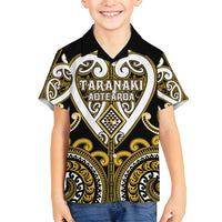 Custom Aotearoa Taranaki Family Matching Long Sleeve Bodycon Dress and Hawaiian Shirt Maori Tribal Pattern