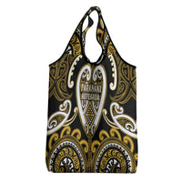Aotearoa Taranaki Grocery Bag Maori Tribal Pattern