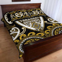 Aotearoa Taranaki Quilt Bed Set Maori Tribal Pattern