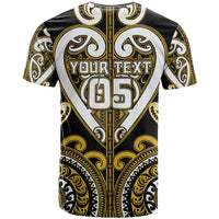 Custom Aotearoa Taranaki T Shirt Maori Tribal Pattern