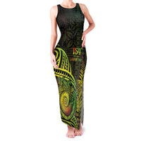 Personalised Fiji Lovoni Day Family Matching Tank Maxi Dress and Hawaiian Shirt 154th Years