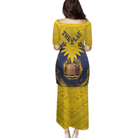 Tokelau Tokehega Day Family Matching Puletasi and Hawaiian Shirt National Badge Special Style - Polynesian Pride