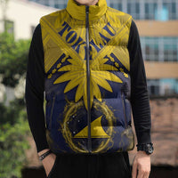 Tokelau Tokehega Day Sleeveless Puffer Jacket National Badge Special Style - Polynesian Pride
