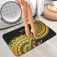 Kosrae Liberation Day Bathroom Set Polynesian Floral Tattoo - Polynesian Pride